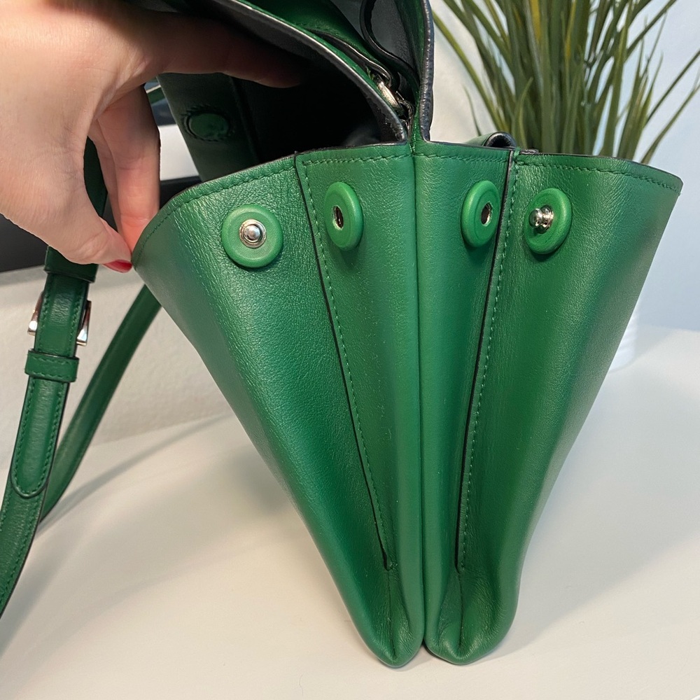 RARE PRADA Runway/AD 2014 Vitello Lux Calf Shoulder/Crossbody Bag COA - Picture 9 of 17